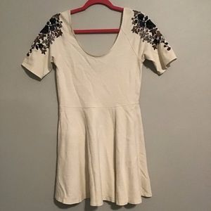 Free People Embroidered Skater Dress
